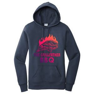 The Grillfather Bbq Gift Women's Pullover Hoodie