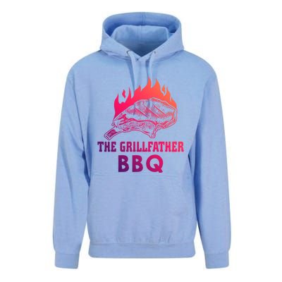 The Grillfather Bbq Gift Unisex Surf Hoodie