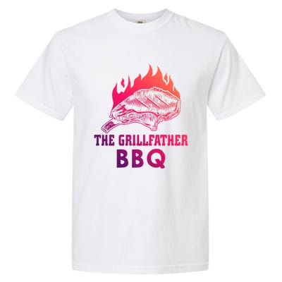 The Grillfather Bbq Gift Garment-Dyed Heavyweight T-Shirt