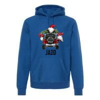 Thankful Grateful Blessed Jadd Grandpa Gift Premium Hoodie