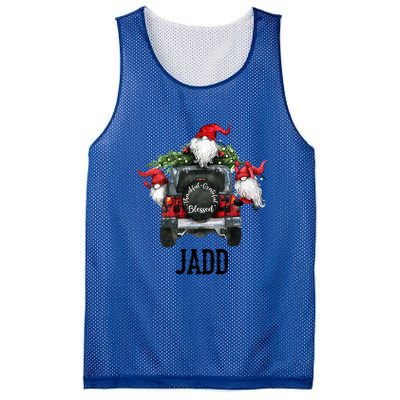 Thankful Grateful Blessed Jadd Grandpa Gift Mesh Reversible Basketball Jersey Tank