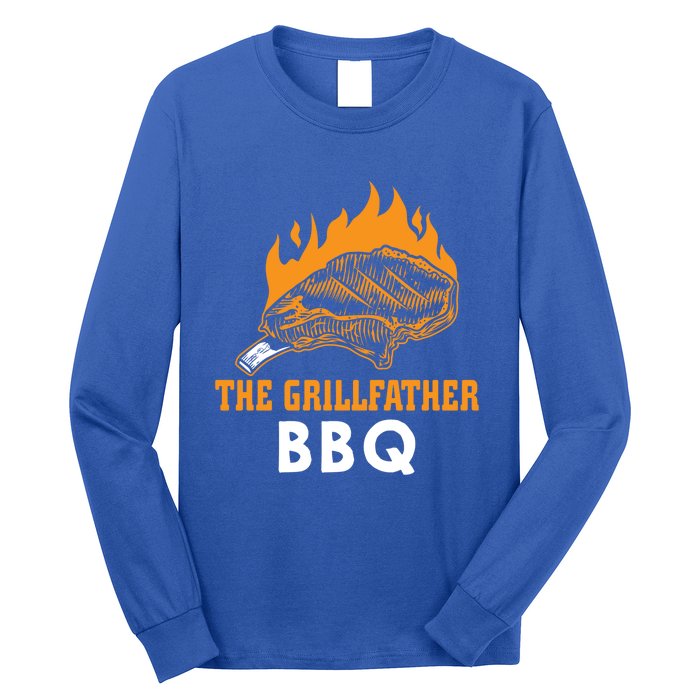 The Grillfather Bbq Gift Long Sleeve Shirt