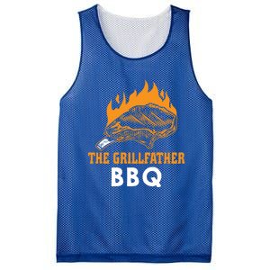 The Grillfather Bbq Gift Mesh Reversible Basketball Jersey Tank