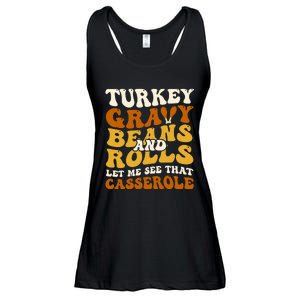 Turkey Gravy Beans And Rolls Let Me See That Casserole Funny Ladies Essential Flowy Tank