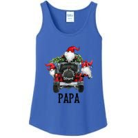 Thankful Grateful Blessed Papa Grandpa Gift Ladies Essential Tank