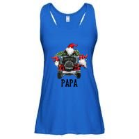 Thankful Grateful Blessed Papa Grandpa Gift Ladies Essential Flowy Tank