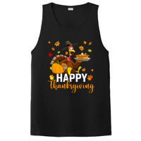 Thankful Grateful Blessed Turkey Women Happy Thanksgiving PosiCharge Competitor Tank