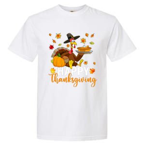 Thankful Grateful Blessed Turkey Women Happy Thanksgiving Garment-Dyed Heavyweight T-Shirt