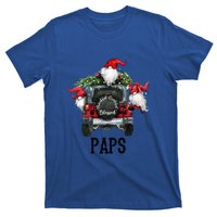 Thankful Grateful Blessed Paps Grandpa Gift T-Shirt