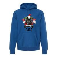 Thankful Grateful Blessed Paps Grandpa Gift Premium Hoodie