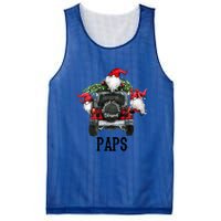 Thankful Grateful Blessed Paps Grandpa Gift Mesh Reversible Basketball Jersey Tank