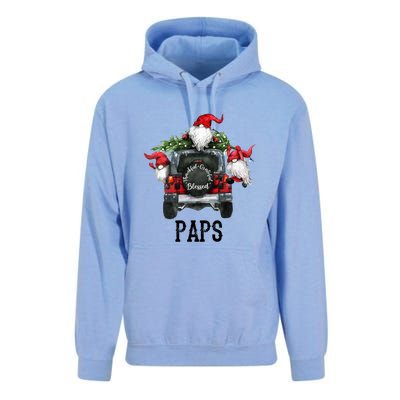 Thankful Grateful Blessed Paps Grandpa Gift Unisex Surf Hoodie