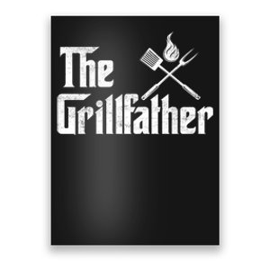 The Grillfather BBQ T Poster