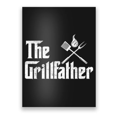 The Grillfather BBQ T Poster