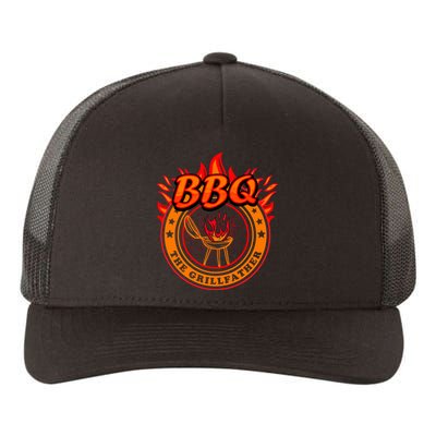 The Grillfather BBQ T Yupoong Adult 5-Panel Trucker Hat