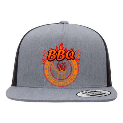 The Grillfather BBQ T Flat Bill Trucker Hat