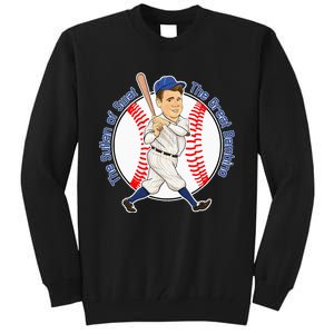 The Great Bambino Baseball Home Run Hitter Tall Sweatshirt