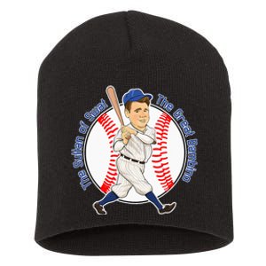 The Great Bambino Baseball Home Run Hitter Short Acrylic Beanie