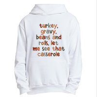 Turkey Gravy Beans And Rolls Let Me See That Casserole Urban Pullover Hoodie