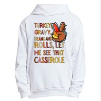 Turkey Gravy Beans And Rolls Let Me See That Casserole  Urban Pullover Hoodie