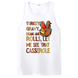 Turkey Gravy Beans And Rolls Let Me See That Casserole  PosiCharge Competitor Tank