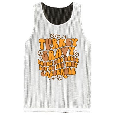 Turkey Gravy Beans And Rolls Let Me See That Casserole Mesh Reversible Basketball Jersey Tank