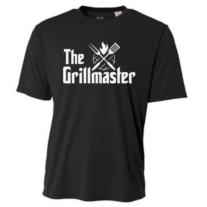 The Grillmaster Bbq Grill & Smoker Barbecue Chef S Women Cooling Performance Crew T-Shirt