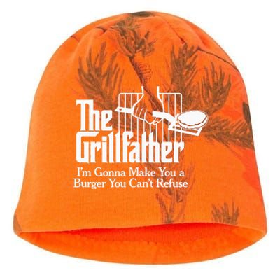 The Grillfather Bbq Grilling Burger Kati - Camo Knit Beanie