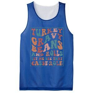 Turkey Gravy Beans And Rolls Let Me See That Casserole Mesh Reversible Basketball Jersey Tank