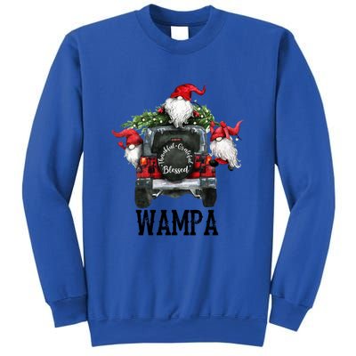 Thankful Grateful Blessed Wampa Grandpa Gift Cool Gift Sweatshirt