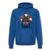 Thankful Grateful Blessed Wampa Grandpa Gift Cool Gift Premium Hoodie