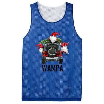 Thankful Grateful Blessed Wampa Grandpa Gift Cool Gift Mesh Reversible Basketball Jersey Tank