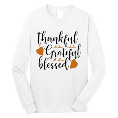 Thankful Grateful Blessed Long Sleeve Shirt