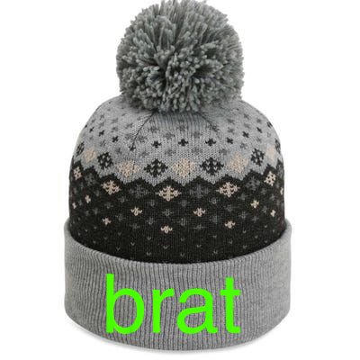 Trending Green Brat The Baniff Cuffed Pom Beanie