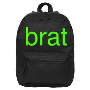 Trending Green Brat 16 in Basic Backpack