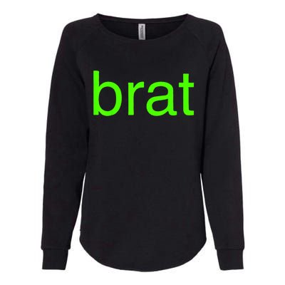 Trending Green Brat Womens California Wash Sweatshirt