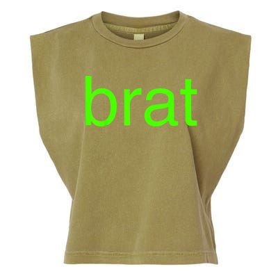 Trending Green Brat Garment-Dyed Women's Muscle Tee