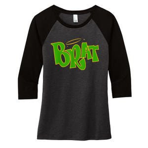 Trending Green Brat Women's Tri-Blend 3/4-Sleeve Raglan Shirt