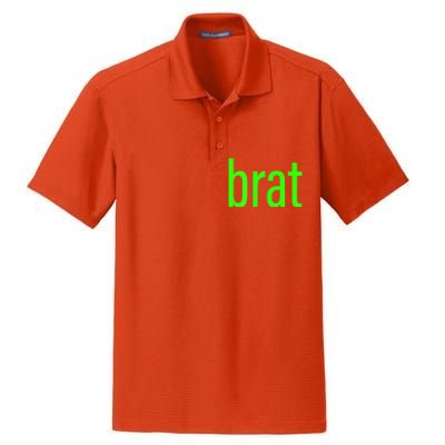 Trending Green Brat Dry Zone Grid Polo