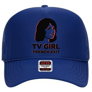 Tv Girl Band Frenchs Exit Album Funny High Crown Mesh Back Trucker Hat