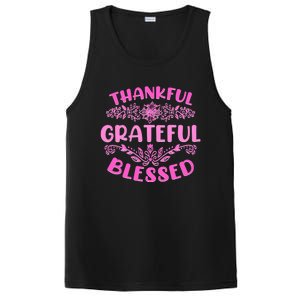 Thankful Grateful Blessed Gift PosiCharge Competitor Tank