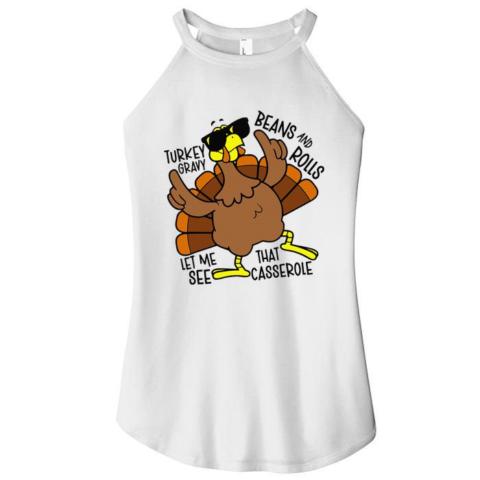 Turkey Gravy Beans And Rolls Let Me See That Casserole Women's Perfect Tri Rocker Tank