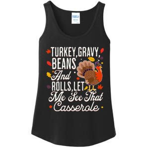 Turkey Gravy Beans And Rolls Let Me See That Casserole Ladies Essential Tank