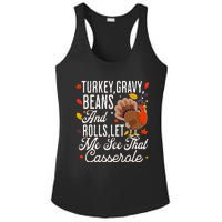 Turkey Gravy Beans And Rolls Let Me See That Casserole Ladies PosiCharge Competitor Racerback Tank