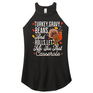 Turkey Gravy Beans And Rolls Let Me See That Casserole Women's Perfect Tri Rocker Tank