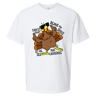 Turkey Gravy Beans And Rolls Let Me See That Casserole Sueded Cloud Jersey T-Shirt