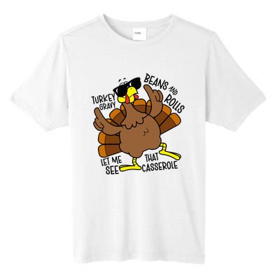 Turkey Gravy Beans And Rolls Let Me See That Casserole Tall Fusion ChromaSoft Performance T-Shirt