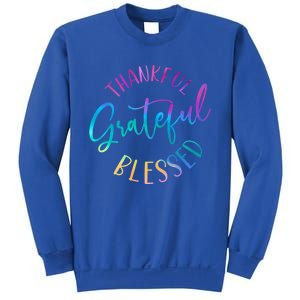 Thankful Grateful Blessed Cute Gift Sweatshirt