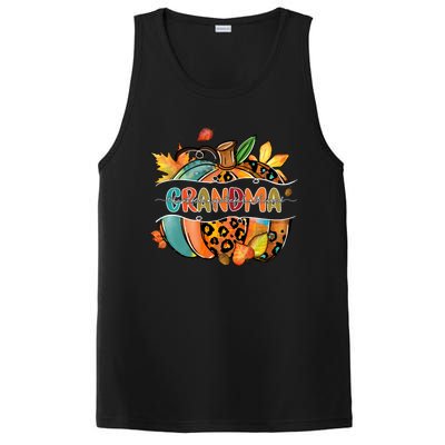 Thankful Grateful Blessed Grandma Pumpkin Matching Family Great Gift PosiCharge Competitor Tank