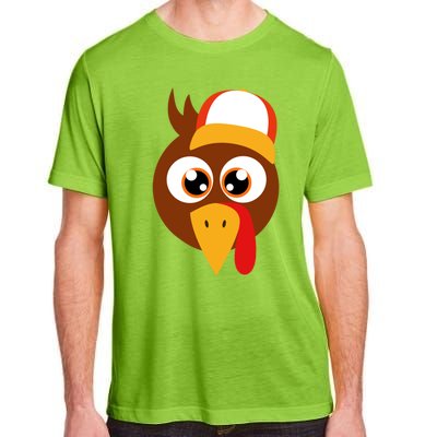 Thankful Grateful Blessed Thanksgiving Turkey Baseball Hat Gift Adult ChromaSoft Performance T-Shirt